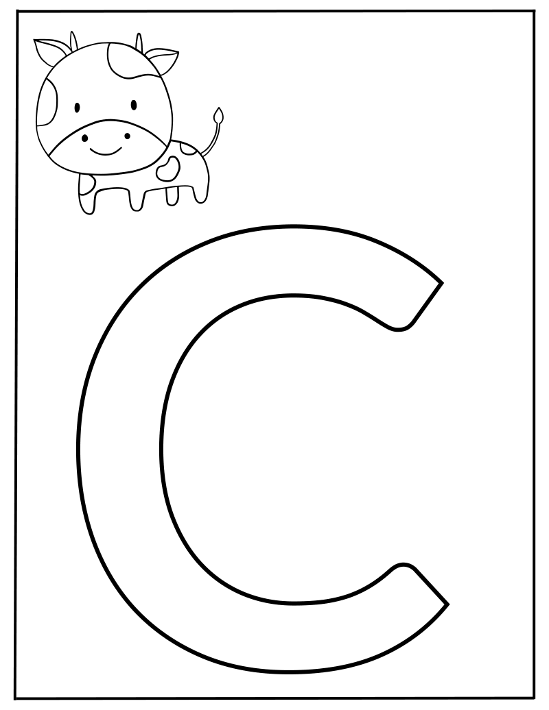 Hoofdletter C werkblad