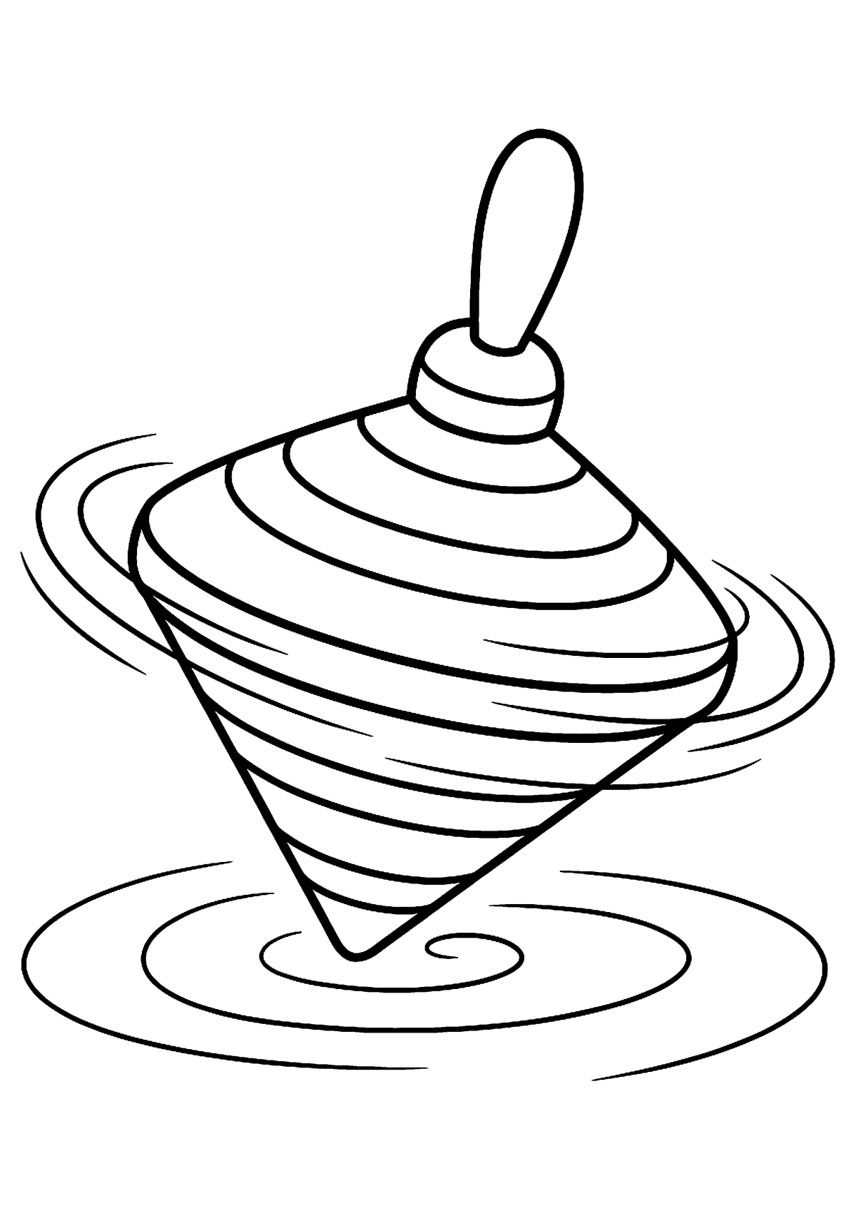 Spin kleurplaat — gratis kleurplaat printen