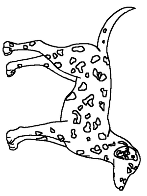 Brandweer Hond Kleurplaat 2 — gratis kleurplaat