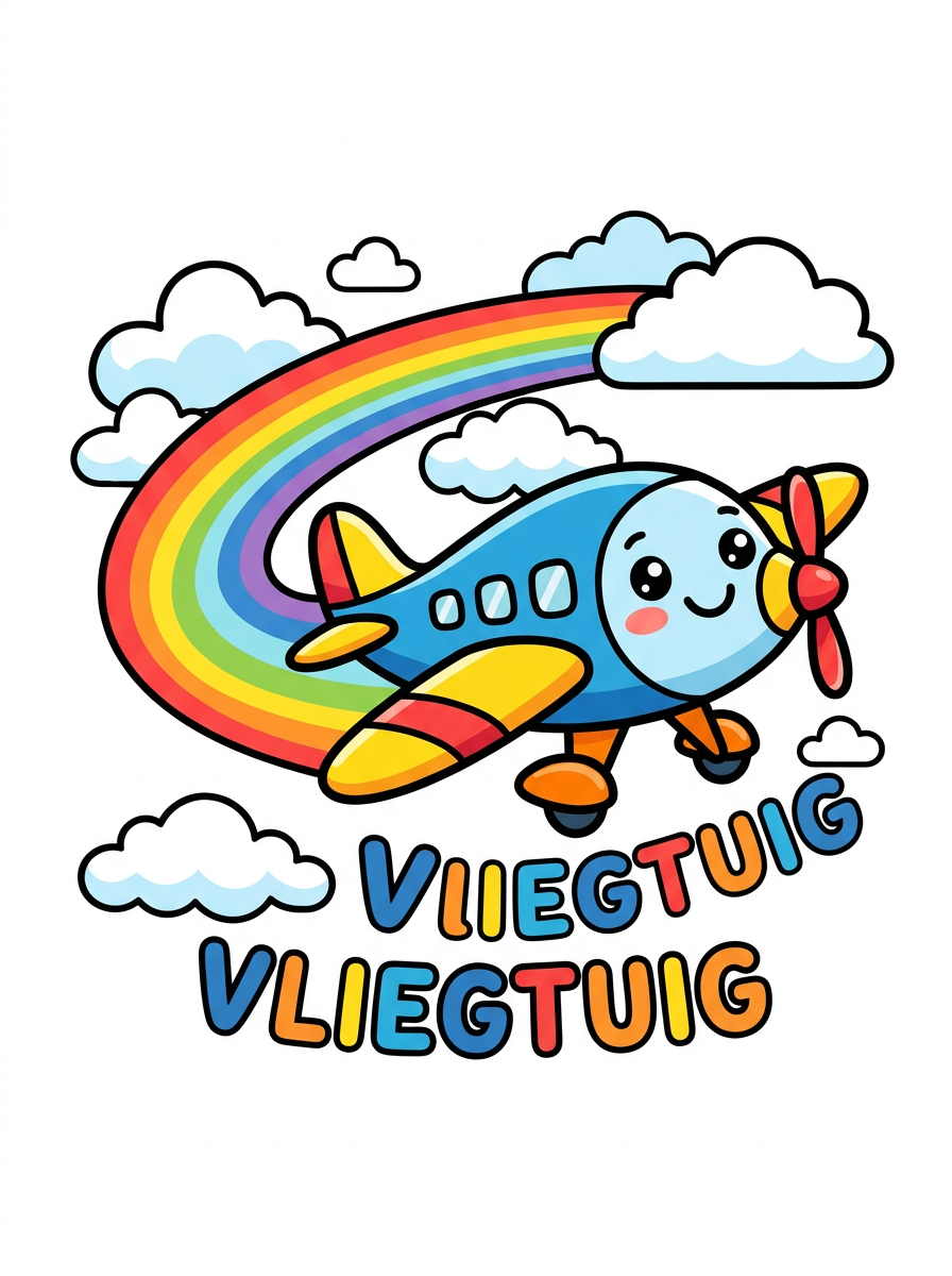 Vliegtuig kleurplaten