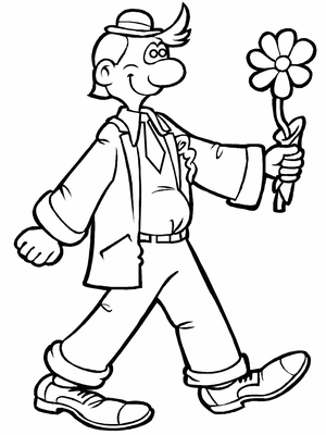 Circus 9 Kleurplaat — gratis kleurplaat printen