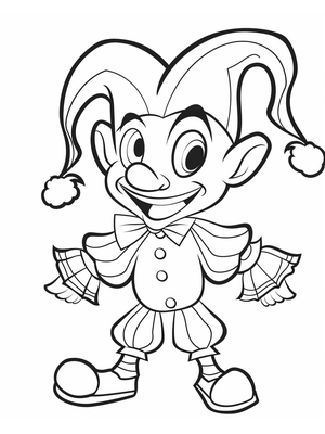 Circus Nar 1 Kleurplaat — gratis kleurplaat printen