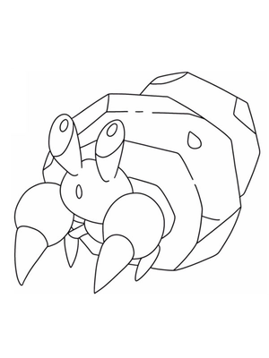 Dwebble Kleurplaat — gratis kleurplaat