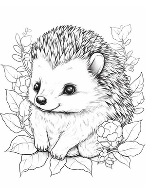 Baby Egel Kleurplaat — gratis kleurplaat printen