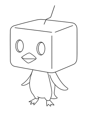 Eiscue Kleurplaat — gratis kleurplaat printen