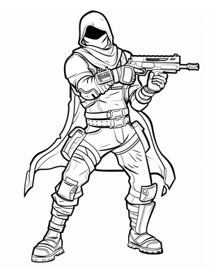 Fortnite 15 Kleurplaat — gratis kleurplaat
