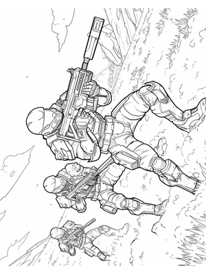 Fortnite 17 Kleurplaat — gratis kleurplaat