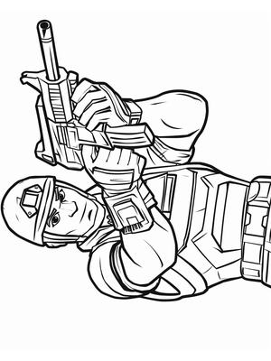 Fortnite 26 Kleurplaat — gratis kleurplaat