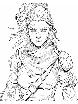 Fortnite 6 Kleurplaat — gratis kleurplaat