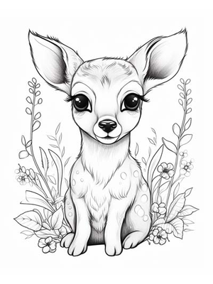 Baby Hert Kleurplaat — gratis kleurplaat printen