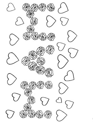 I love mam Kleurplaat — gratis kleurplaat printen