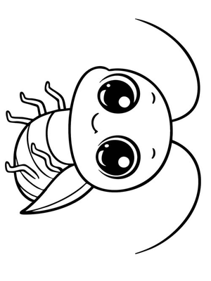 Baby Kakkerlak Kleurplaat — gratis kleurplaat printen