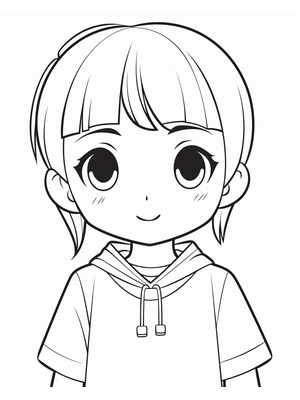 Kind 1 Kleurplaat — gratis kleurplaat