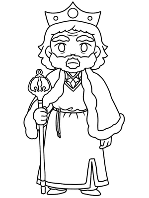 Koning B Princeduncan Younger Kleurplaat — gratis kleurplaat