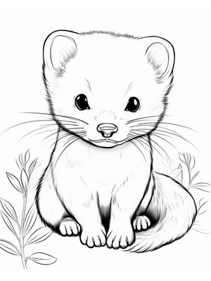 Baby Nerts Kleurplaat — gratis kleurplaat printen