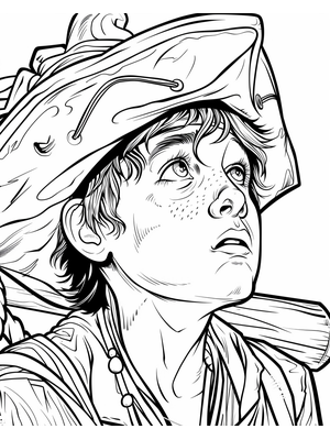 Piraat Cabin Jongen 2 Kleurplaat — gratis kleurplaat