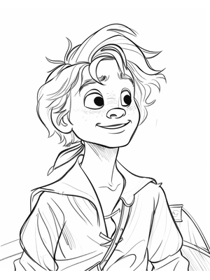 Piraat Cabin Jongen 9 Kleurplaat — gratis kleurplaat