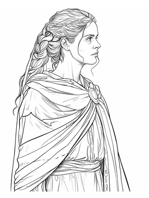 Prinses Jarlskona Kleurplaat — gratis kleurplaat printen