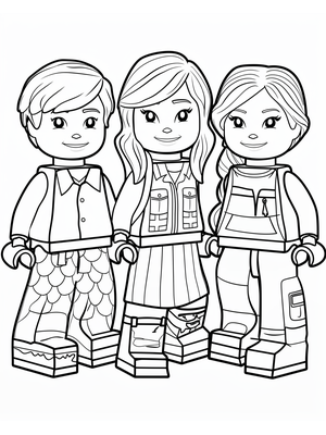 Roblox Avatars Kleurplaat — gratis kleurplaat printen