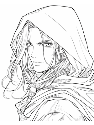 Royalty Handsome Prins 1 Kleurplaat — gratis kleurplaat