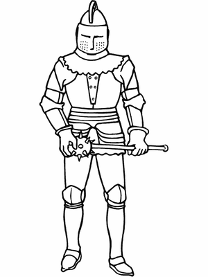 Royalty Ridder 2 2 Kleurplaat — gratis kleurplaat