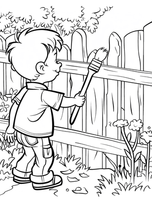 Schilder Kleurplaat — gratis kleurplaat printen