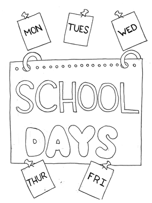 School 10 Kleurplaat — gratis kleurplaat