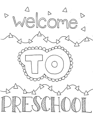 School 7 Kleurplaat — gratis kleurplaat