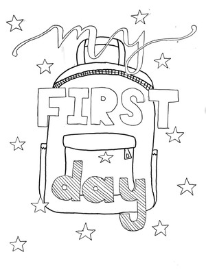 School 9 Kleurplaat — gratis kleurplaat