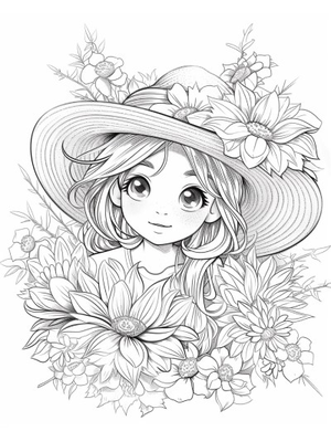 Zomer 1 Kleurplaat — gratis kleurplaat printen