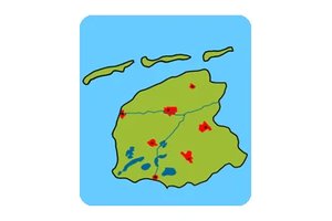 Friesland Provincie Topografie