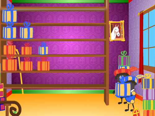 Vier pakjes op een rij