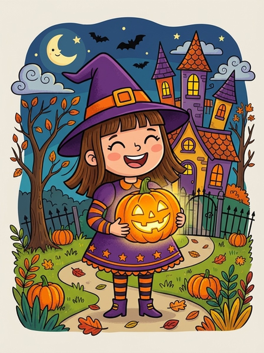 Halloween kleurplaten