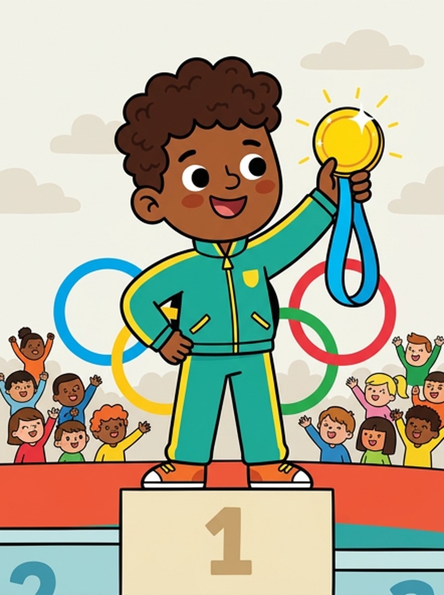 Olympische Zomerspelen kleurplaten