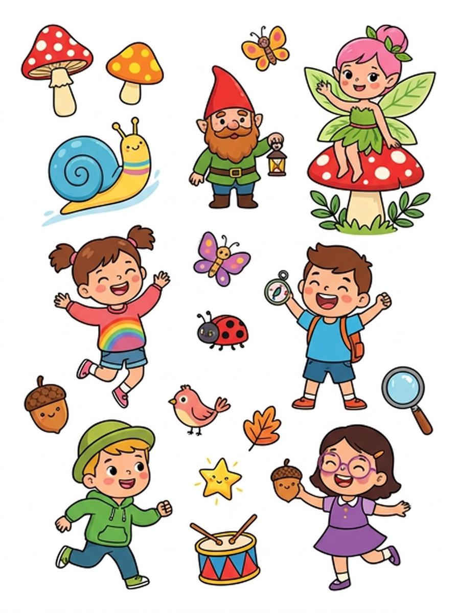 Paddenstoel kleurplaten