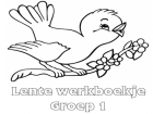 Lente Werkboekje Groep 1 — gratis werkboekje PDF